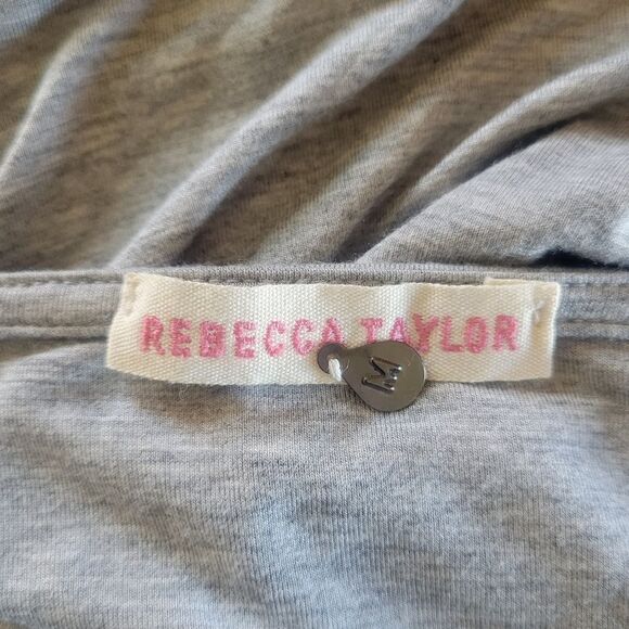 Rebecca Taylor Open Draped Back Top Size Medium - Picture 5 of 6